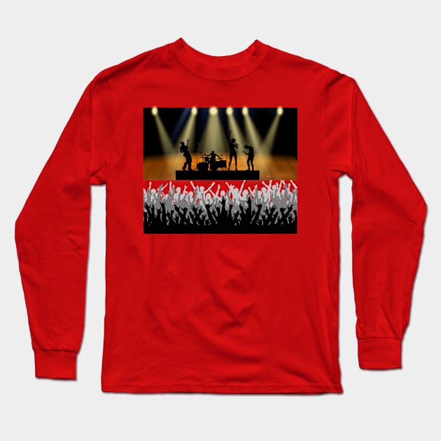 An Enthusiastic Concert Long Sleeve T-Shirt by B&C Fashion